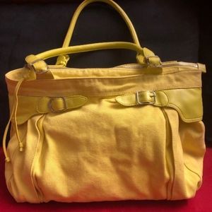 Armani Exchange yellow purse